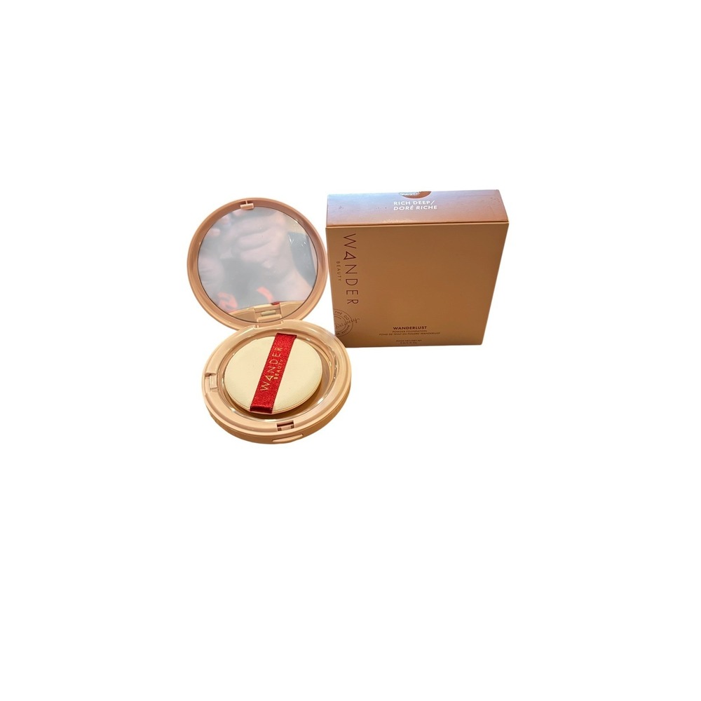 Wander Beauty Wanderlust Powder Foundation ~ Rich Deep ~ Full Size 0.31 oz